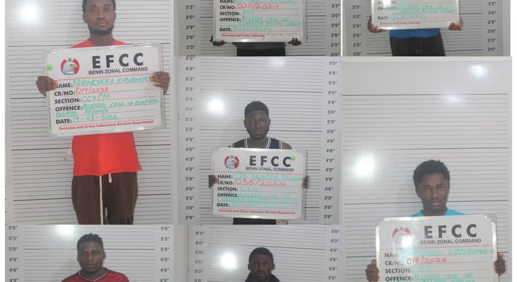 Court Sends Seven Internet Fraudsters to Prison in Benin City