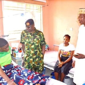 NYSC DG VISITS HOSPITALISED CORPS MEMBERS*