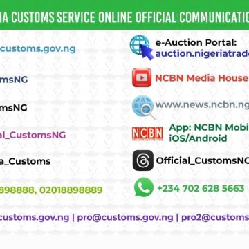 PUBLIC AWARENESS AGAINST FRAUDSTERS IMPERSONATING NIGERIA CUSTOMS SERVICE ON SOCIAL MEDIA PLATFORMS