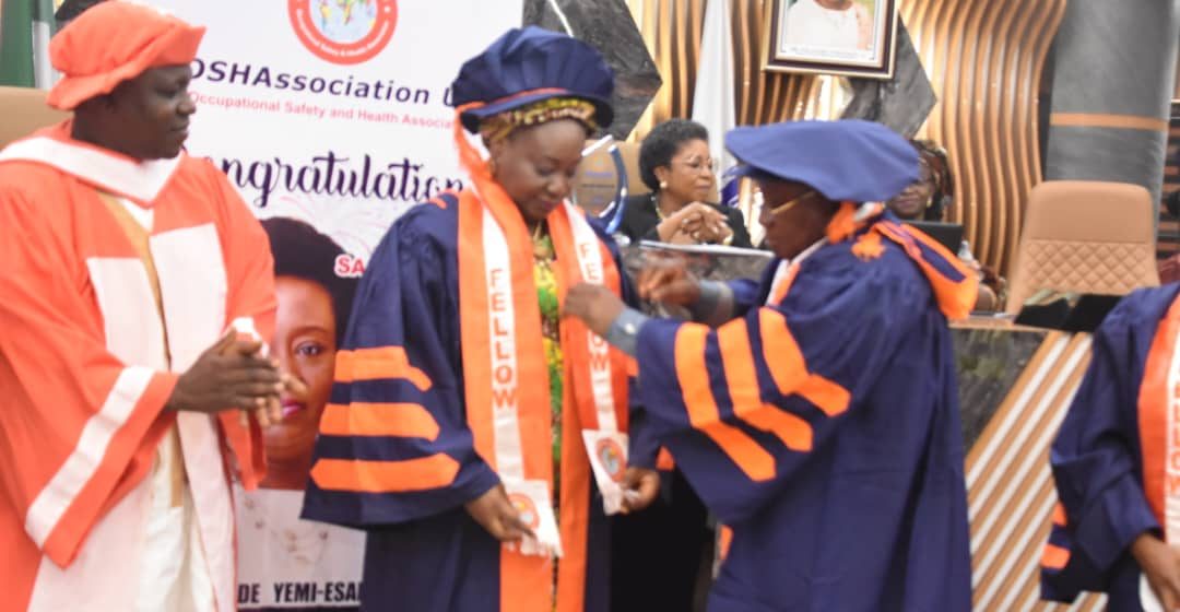 HoSF, Yemi Esan Bags OSHAssociation UK FELLOWSHIP