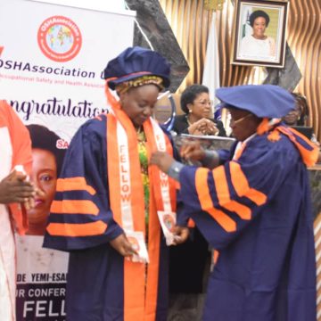 HoSF, Yemi Esan Bags OSHAssociation UK FELLOWSHIP