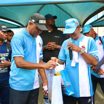 Customs, FRSC Stage 5km Walk to Promote Work-Life Balance