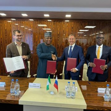 AT LAST: FG SIGN HISTORIC MoU WITH RUSSIAN CONSORTIUM FOR THE REHABILITATION, COMPLETION AND OPERATION OF AJAOKUTA STEEL COMPANY LIMITED AND NATIONAL IRON ORE MINING COMPANY LIMITED*