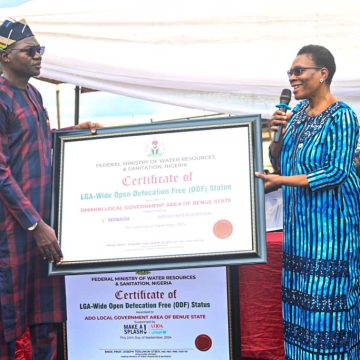 UTSEV COMMENDS BENUE STATE FOR ACHIEVING OPEN DEFECATION FREE STATUS IN TWO LOCAL GOVERNMENT AREAS